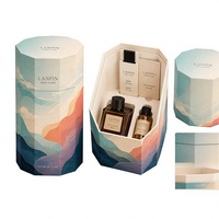 Coffret Cadeau Diffuseur de Roseaux Personnalisé Premium Forme Octogonale – Ensemble Parfum d'Ambiance Luxe pour la Maison – Emballage Aromatique Festif avec Gaufrage et Éponge