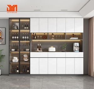 <span class=keywords><strong>JYN</strong></span> buffet de salle à manger personnalisé maison hôtel stockage de vin présentoir intégré cave à vin bar - Product Image 4