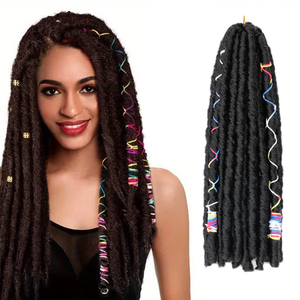 <span class=keywords><strong>Trenzas</strong></span> <span class=keywords><strong>de</strong></span> rastas <span class=keywords><strong>de</strong></span> ganchillo Locs sintéticas <span class=keywords><strong>de</strong></span> alta calidad: extensiones <span class=keywords><strong>de</strong></span> cabello trenzado Faux Locs con hilo <span class=keywords><strong>de</strong></span> línea <span class=keywords><strong>de</strong></span> color <span class=keywords><strong>para</strong></span> venta al por mayor - Product Image 1