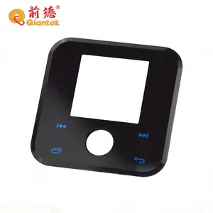 Plastic Panel Various Sizes Control Panel Overlay Membrane Keyboard Acrylic Front Panel For MP3