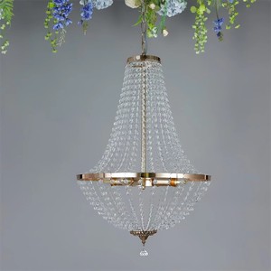 ديكور زفاف فخم لحفلات ومناسبات وإضاءة مسرحية وثريا كقطعة مركزية - Product Image 6