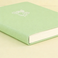 Ensemble de carnets en tissu de lin personnalisé, carnet personnalisé, kit de scrapbooking inspiré de la nature avec ruban washi pour le bricolage et les cadeaux