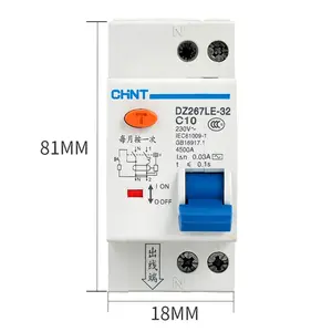 Leakage protection toggle switch zhejiang chint electrical circuit breakers