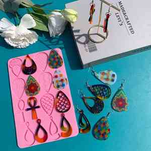 Moldes de silicona para resina epoxi para joyería DIY, manualidades de silicona y herramientas para pasteles - Product Image 4