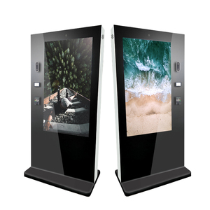 Kiosque <span class=keywords><strong>de</strong></span> commande automatique à écran tactile vertical extérieur <span class=keywords><strong>de</strong></span> 55 pouces, double écran, sur pied, pour la commande <span class=keywords><strong>de</strong></span> nourriture - Product Image 2