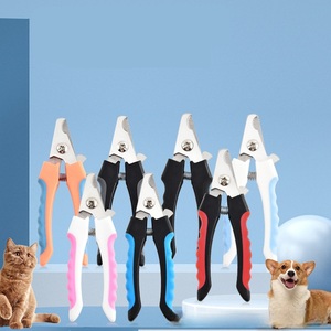 Coupe-ongles professionnel en plastique ABS durable pour animaux domestiques, garde de sécurité en acier inoxydable, coupe-ongles pour chiens, toilettage à domicile - Product Image 2