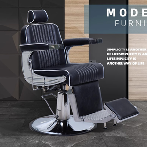 Professional Classic Salon <b>Furniture</b> Barber Chair Styling Shaving Chair Vintage Gold Hair Salon <b>Furniture</b> Barber Chair for Men - Product Image 3