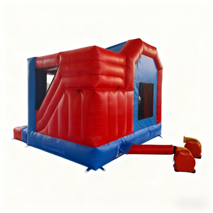 2025 nouveaux <span class=keywords><strong>jeux</strong></span> gonflables en plein air <span class=keywords><strong>super</strong></span>-<span class=keywords><strong>héros</strong></span> thème Combo qualité commerciale videur gonflable personnalisé Hous pour la vente commerciale - Product Image 5