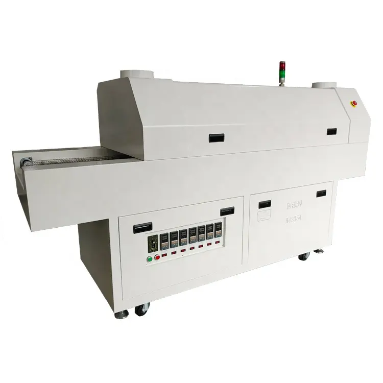 Reflow הלחמה שבב פירוק תנור חינם עם 4 אזור ריתוך ציוד