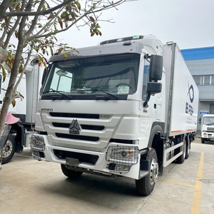 รถบรรทุกห้องเย็นดีเซล Sinotruk Howo 20 ตัน 6x4 สภาพใหม่ สำหรับขนส่งเนื้อสัตว์และปลาแช่แข็ง - Product Image 3
