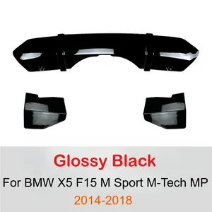 สำหรับ F15 M Sport M-Tech ปี 2014 2015 2016 2017 2018 ชุดแต่งดิฟฟิวเซอร์กันชนหลัง สปอยเลอร์ ฝาครอบด้านข้าง อุปกรณ์ตกแต่งรถยนต์ - Product Image 3