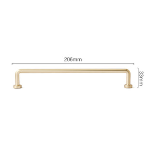Modern Durable Zinc Alloy Cabinet Wardrobe Dresser Drawer <b>Door</b> Hardware Handles for Bedroom Kitchen Bathroom Living Room Hotel - Product Image 6