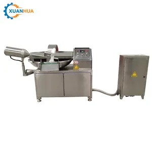 Precio barato 125l máquina cortadora de tazones de carne pequeña cortadora de tazones de frecuencia variable hecha en China