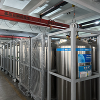 Gaz Liquide Cryogénique de Haute Qualité à Bas Prix, Nouveau, en Acier Inoxydable Double Couche, Écologique, pour Azote Liquide LO2, Argon LAr, Gaz Naturel Liquide LNG, et CO2 Liquide LCO2