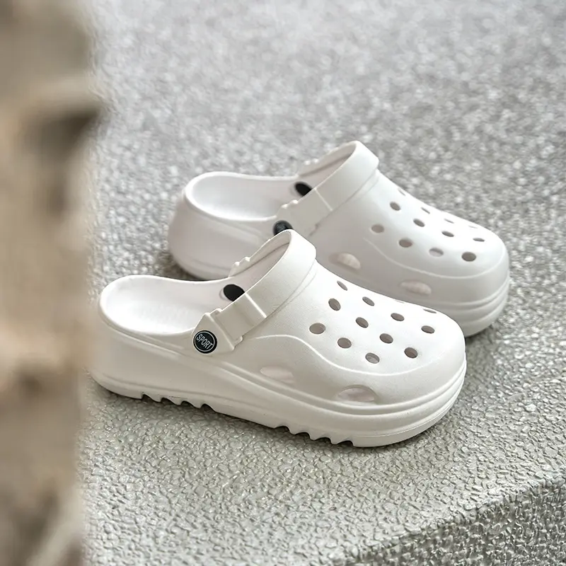 Mùa Hè Thiết Kế Sang Trọng Chinelo Trượt Pantuflas De Mujer Không Trượt EVA Bọt Nền Tảng Chunky Gót Trượt Dép Đi Trong Nhà Cho Phụ Nữ Phụ Nữ Phụ Nữ