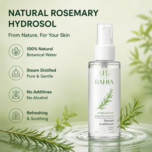 Hydrolat Naturel en Gros, Hydrolat de Romarin Riche en Verbenone Pur, Eau Florale de Romarin Biologique pour Cosmétiques - Product Image 1