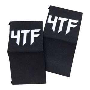 Étiquettes tissées personnalisées avec logo de marque, nom, boucle pliée, étiquette tissée pour chapeau - Product Image 2