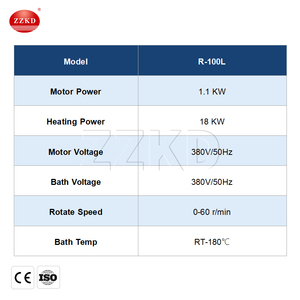 Laboratory Industrial 2L 5L 10L 20L 50L 100L Digital Vacuum Rotovap Recirculating Chiller Vacuum Distillation Rotary Evaporator - Product Image 5