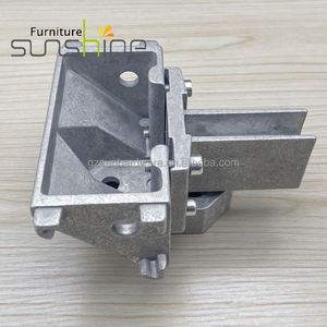 Conectores de Tubo de Aleación de Aluminio para Muebles de Oficina, Accesorios para Mesas Modelo <span class=keywords><strong>CO4</strong></span>, Componentes Esenciales - Product Image 4