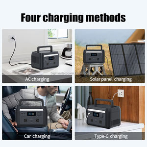 Generador Solar de 1000W, 600Wh LiFePO4, Onda Sinusoidal Pura, para Emergencias, Campamentos al Aire Libre, Respaldo Doméstico - Product Image 3