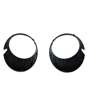 Bisel de Luz Antiniebla para Mini R55 R56 R57 R58 R59, Cubierta de ABS Negra, 51117248792 - Product Image 1