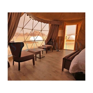 Dôme de glamping géodésique de luxe en PVC transparent pour l'extérieur, 850 g/m², hôtel, maison, vie écologique de luxe - Product Image 2