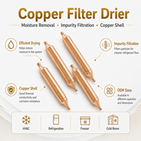 Filtre déshydrateur en cuivre pour réfrigérateur, congélateur et système de climatisation