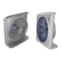 Ventilateur de refroidissement par air électrique silencieux de 12 pouces Boîte de bureau de table à 3 vitesses avec contrôle mécanique pour bureau à domicile et salon