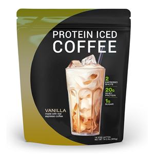 <span class=keywords><strong>Café</strong></span> instantané personnalisé | <span class=keywords><strong>Vanille</strong></span> aromatisée Iced & Warm High Protein Coffee Caramel Latte Keto Friendly Gluten Free Low Sugar - Product Image 1