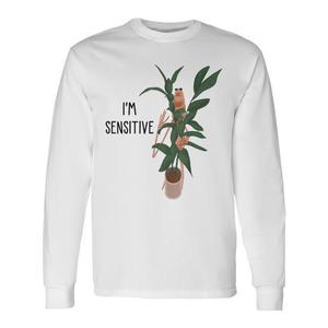 Camiseta de manga larga I'M Sensitive Meme Brain Rot - Product Image 1