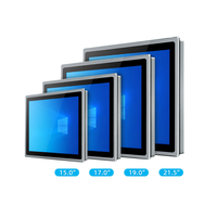 Monitor Layar Sentuh Kapasitif 10 Titik Industri 10.1 12.1 13.3 Inci untuk Peralatan Pemoles Mesin CNC