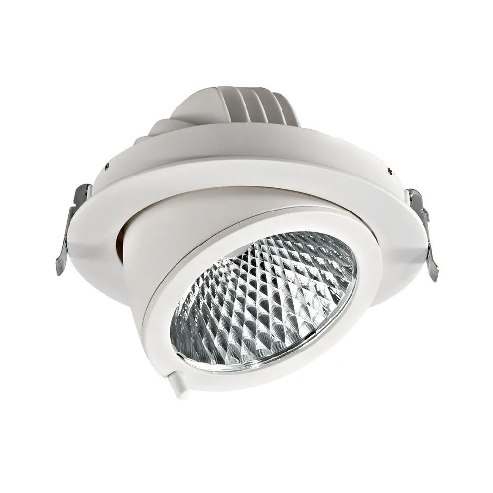 New Style Adjustable Zoom Light 30W 50W LED Recessed Down Light COB 15/24/36D Wall washer downlight 150mm LED Down Light