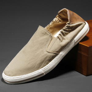 Zapatos de lona para hombre RO, nuevos tenis casuales de primavera y otoño, de caña <span class=keywords><strong>baja</strong></span>, transpirables, versátiles, de suela blanda, fáciles de poner y resistentes al desgaste. - Product Image 4