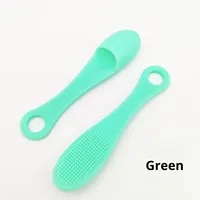Nouvelle brosse nettoyante faciale en silicone couleur macaron 2026, forme patte de chat, lavable, avec trou de suspension pour pores du nez