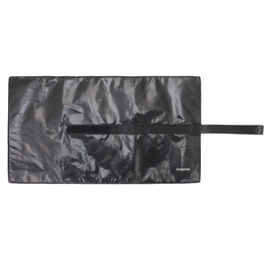 Trousse de Toilette de Voyage Portable, Sac de Voyage à Fermeture Éclair, Personnalisable OEM, NOIR NATIONAL, en Tyvek Imperméable, Pliable, avec Poignée Souple - Product Image 5