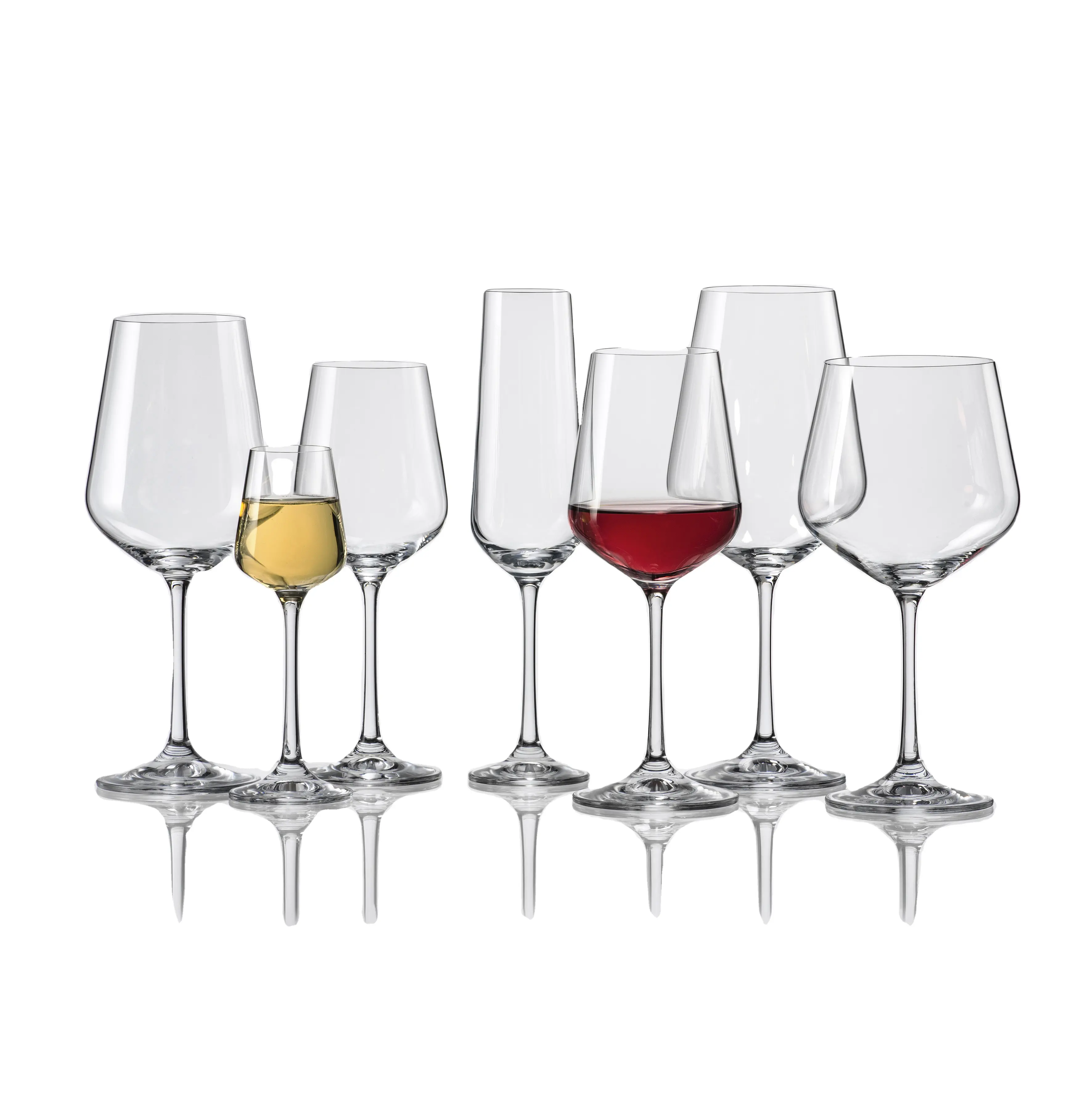 Schlussverkauf hochwertige exquisite Weingläser-Sets im europäischen Stil bleifreies Kristallglas Rotwein-Glas Tasse Glas