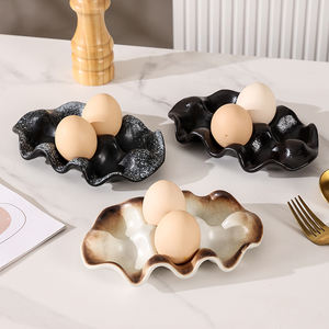 Tiện ích gốm phục sinh trứng chủ container công cụ nhà bếp 6 cái tùy chỉnh khay trứng - Product Image 3
