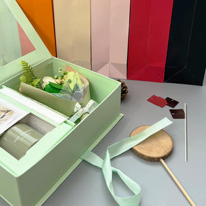 ชุดกล่องกระจายน้ำหอมกลิ่นกกสบู่ดอกกุหลาบ120มล. ช่อดอกไม้ของขวัญวันวาเลนไทน์สุดหรูฉลากส่วนตัว - Product Image 3