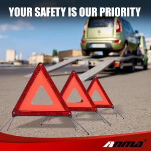 Triángulo <span class=keywords><strong>Reflectante</strong></span> de Emergencia para <span class=keywords><strong>Auto</strong></span>, Señal de Advertencia para Vehículos en Avería - Product Image 6