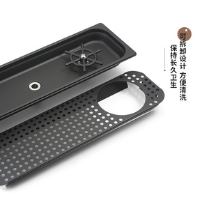 Lavavasos Kafei Shi de Acero Inoxidable Integrado en el Mostrador para Cafetería, Uso en Escritorio - Product Image 4