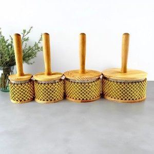Cabasa dorée en bois, instrument de percussion portatif, instruments d'accompagnement africains pour la performance musicale, vente en gros - Product Image 2