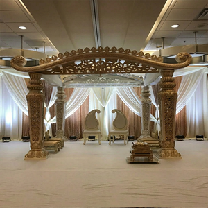 Dernier design de Mandap de mariage en fibre, Mandap de mariage royal, Décoration élégante de Mandap de mariage, Nouveauté 2026, Décoration d'événements en Australie - Product Image 1