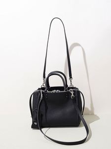 Bolso de Mano de Cuero Vacuno Genuino Clásico 2026, Bolso de Hombro Cuadrado Simple para Mujer, Elegante Bolso Bandolera - Product Image 3
