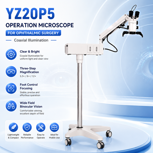 China Top Quality Cheap Price Ophthalmic Operation Microscope for Eye Surgery Operating YZ20P5 for Clinic/Hospital
