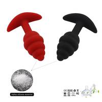 Fesses anales vaginales pour homme et femme, jouet érotique en caoutchouc godemichet anal jouet sexuel de masturbation, bouchon de cul de chatte à vis