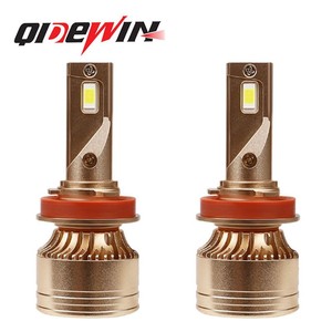 Qidewin H11 <b>LED</b> <b>Headlights</b> 12000 Lm 50W Gold Plated Car Lights For Automotive Use - Product Image 4