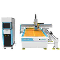 Routeur CNC UTECH 1325 4 axes avec caméra CCD et axe rotatif pour la découpe de bois et d'acrylique, idéal pour les panneaux publicitaires