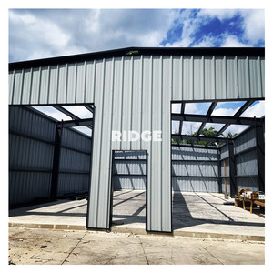 Taller Prefabricado Económico y Bodega de Almacenamiento Agrícola con Estructura de Acero Prefabricada, Construcción Metálica para Garaje - Product Image 6