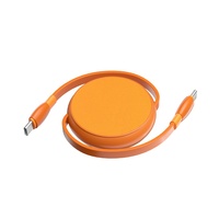 Câble de données rétractable en cuir, charge rapide 100W, câble de charge Type C pour téléphone portable et ordinateur portable, câble de charge portable pour voiture