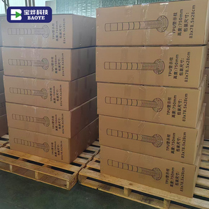 Дорожный столбик-разделитель Baoye из эластичной резины и пластика, 75 см, с высококачественным призматическим отражателем, для предупреждения о дорожных работах, WP-1-06 - Product Image 6